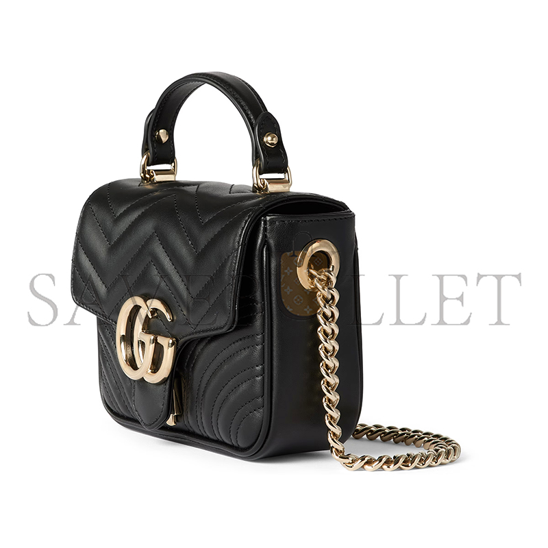 G*u*i gg marmont mini top handle bag 811238 (17*13*6cm)